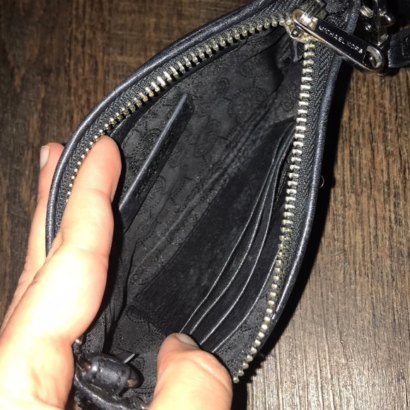 Michael Kors Sequins Leather Wristlet - Picture 6 of 10